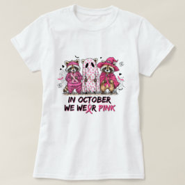 Camiseta Sensibilização do cancer Vestimos rosa