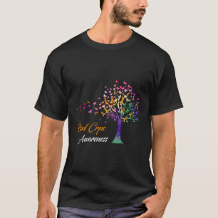 Camiseta Sensibilização Do Crps De Friso De Árvore