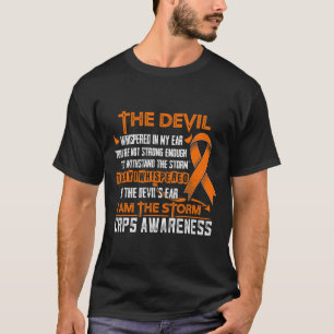 Camiseta Sensibilização Do Crps Eu Sou O Diabo Da Tempestad