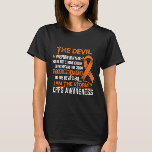 Camiseta Sensibilização Do Crps Eu Sou O Diabo Da Tempestad
