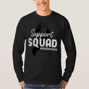 Camiseta Sensibilização do Esquadrão de Suporte a Melanoma