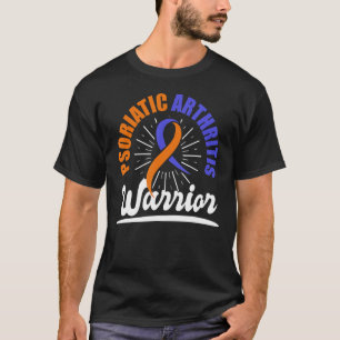 Camiseta Sensibilização Do Guerreiro Da Artrite Psoriática 
