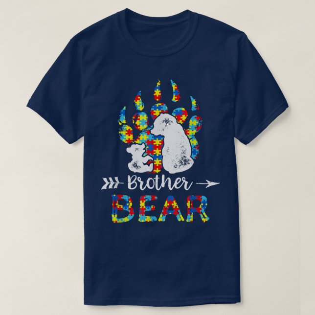 Camiseta Sensibilização do Irmão Urso (Frente do Design)