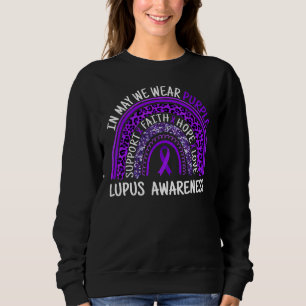 Camiseta Sensibilização do Lúpus Arco-Íris Leopardo em maio