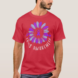 Camiseta Sensibilização do Lupus Fita Roxa Zona Autoimune