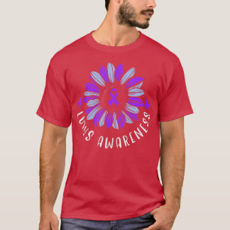 Camiseta Sensibilização do Lupus Fita Roxa Zona Autoimune