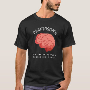 Camiseta Sensibilização do Parkinson para os nervos dos pov