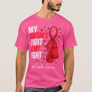 Camiseta Sensibilização do primo de Fita Vermelha