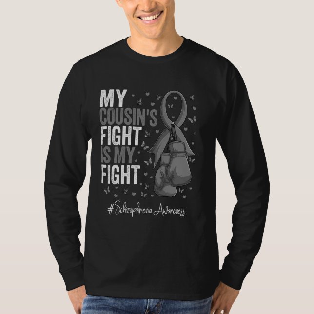 Camiseta Sensibilização do primo de prata (Frente)
