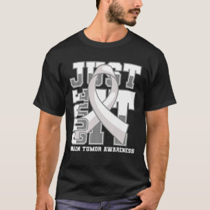 Camiseta Sensibilização do Tumor Cerebral Apenas Curte-a
