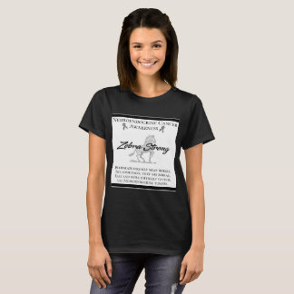 Camiseta Sensibilização dos Canceres neuroendócrinos Zebra