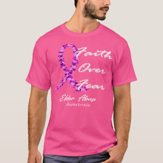 Camiseta Sensibilização Dos Idosos Sobre O Medo Nesta Famíl