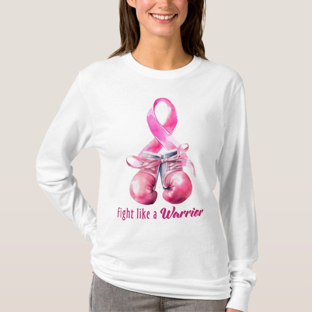CAMISETA SENSIBILIZAÇÃO E PREVENÇÃO DO CANCER DA MAMA (Frente)