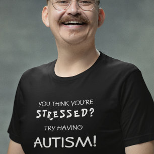 Camiseta Sensibilização Engraçado do Autismo ASD