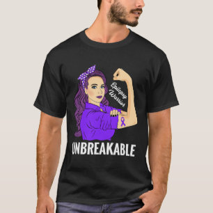 Camiseta Sensibilização Epilepsia Briso Púrpura Epiléptico