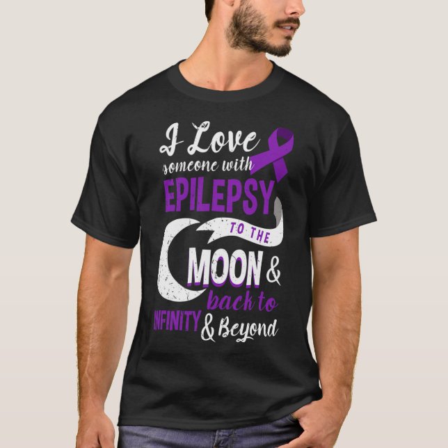 Camiseta Sensibilização Epilepsia - Filho Amor Filha Pai Mã (Frente)