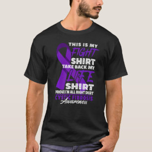 Camiseta Sensibilização Eu Apoio A Luta Esquadrão I Fibrose