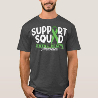 Camiseta Sensibilização Eu Apoio Depressão Esquadrão I E Me