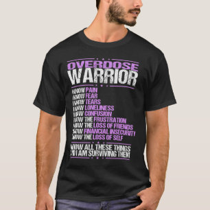 Camiseta Sensibilização Eu Conheço Pain Sobrevivente Fita R