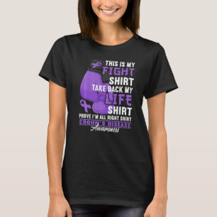 Camiseta Sensibilização Eu Luto Contra a Inflamação das Cor