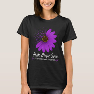 Camiseta Sensibilização Fé Esperança Amor Fita Roxa
