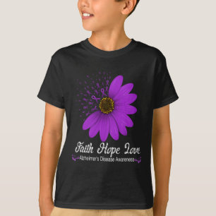 Camiseta Sensibilização Fé Esperança Amor Fita Roxa