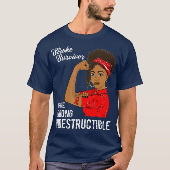 Camiseta Sensibilização Indestrutível dos Guerreiros Sobrev (Frente)