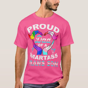 Camiseta Sensibilização LGBT do Orgulho Pai Trans Incrível