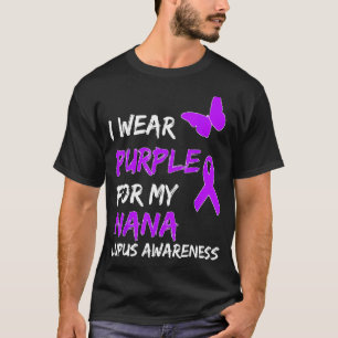 Camiseta Sensibilização Lupus Eu Visto Roxo Para Minha Fita