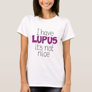 Camiseta Sensibilização Lupus que tenho Lupus, não é mu