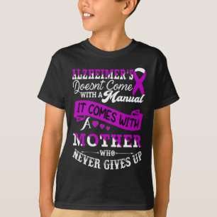 Camiseta Sensibilização Mãe Suporte Heimer Guerreiro Mãe