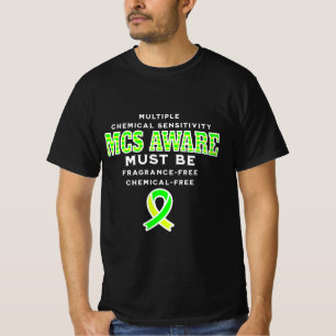 Camiseta Sensibilização MCS de Sensibilidade Química Múltip