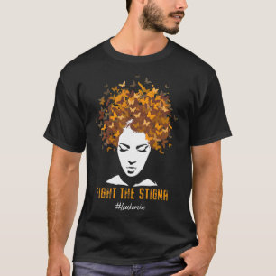 Camiseta Sensibilização Mês para a Leucemia Combater o Esti