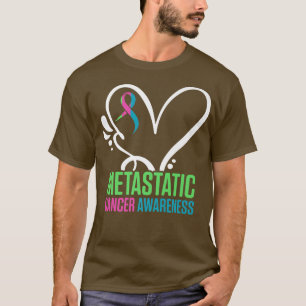 Camiseta Sensibilização Metastásica para o Cancer da Mama F
