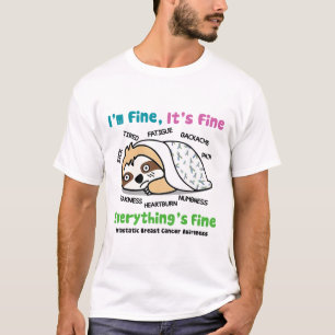 Camiseta Sensibilização Metastática do Cancer da Mama Estou