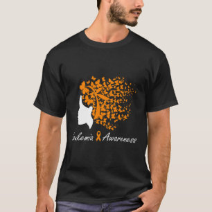Camiseta Sensibilização - Mulheres Borboletas Cabelo Fita R