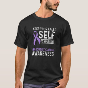 Camiseta Sensibilização Narcisista Mundial para o Abuso Fal