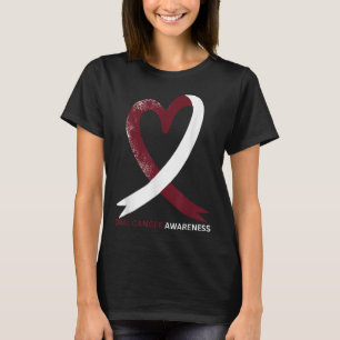 Camiseta Sensibilização Oral para o Cancer Mês 2024 Pescoço