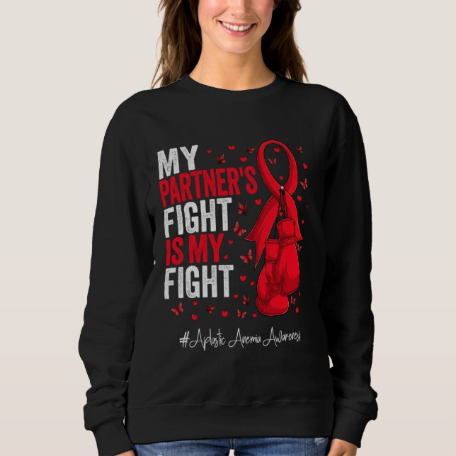 Camiseta Sensibilização para a Anemia Aplástica do Parceiro (Frente)