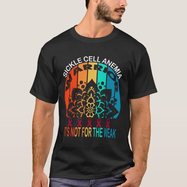Camiseta Sensibilização para a Anemia das Células Falsiform (Frente)
