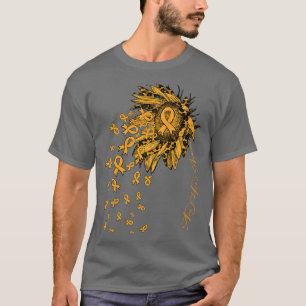 Camiseta Sensibilização para a DDA Sensibilização Flores de