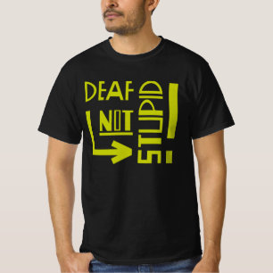 Camiseta Sensibilização para a deficiência surda