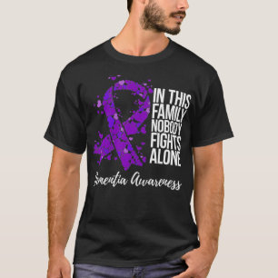 Camiseta Sensibilização para a demência do suporte familiar