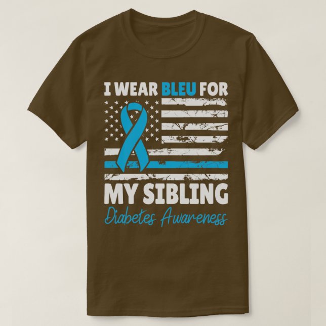 Camiseta Sensibilização Para A Diabetes Em Novembro Vestimo (Frente do Design)