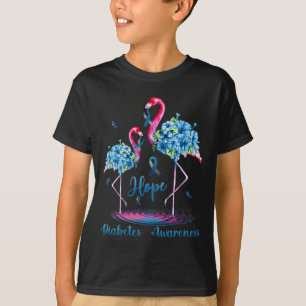 Camiseta Sensibilização para a Diabetes Flamingo