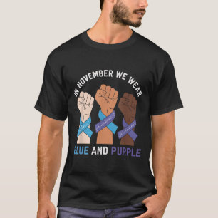Camiseta Sensibilização para a Diabetes Heimers Em Novembro
