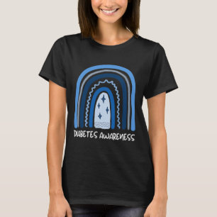 Camiseta Sensibilização para a diabetes Mês de novembro Blu