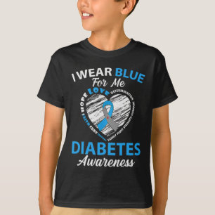 Camiseta Sensibilização Para A Diabetes Tipo 1 2 Em Novembr