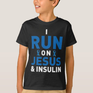 Camiseta Sensibilização para a diabetes Tipo 1 2 - T1D T2D