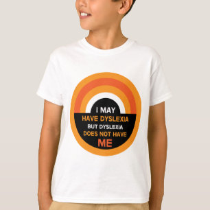 Camiseta Sensibilização para a Dislexia Apoio Presentes